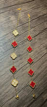 Load image into Gallery viewer, Red Clover Bracelet
